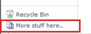 Change in recycle bin