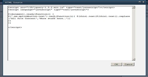 popup window