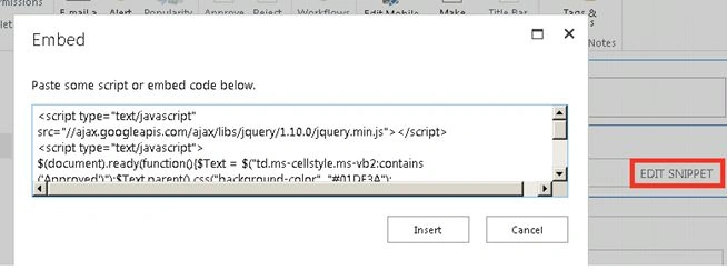 Script code