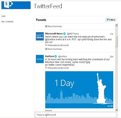 Tweets Plugin