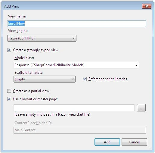 View name