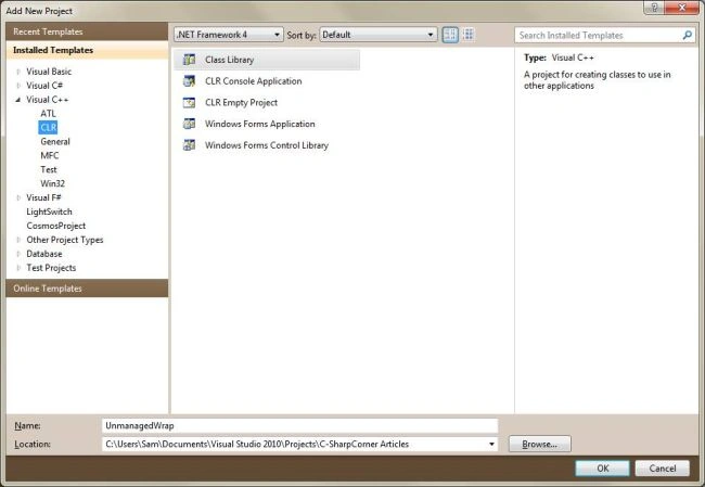 Managed C++ Wrapper For Unmanaged Code