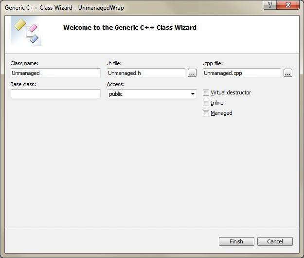 Managed C++ Wrapper For Unmanaged Code
