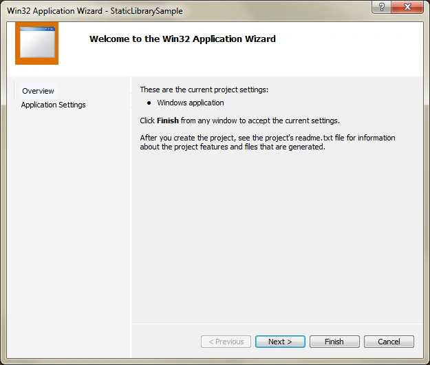 Creating a Static Library Using Visual C++