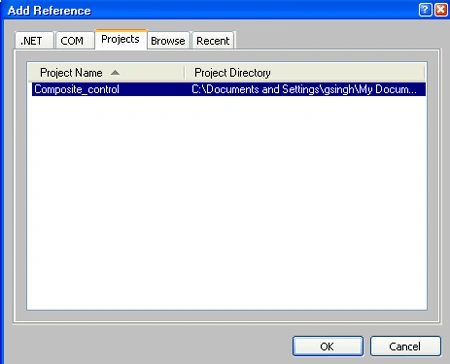 Add reference of project