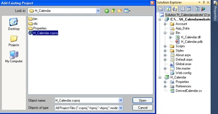 Both application in one project