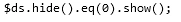 Hide Panel Code