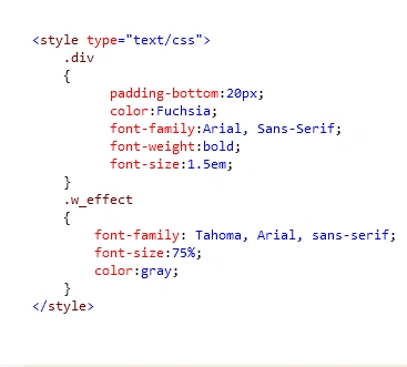 Add Style Sheet