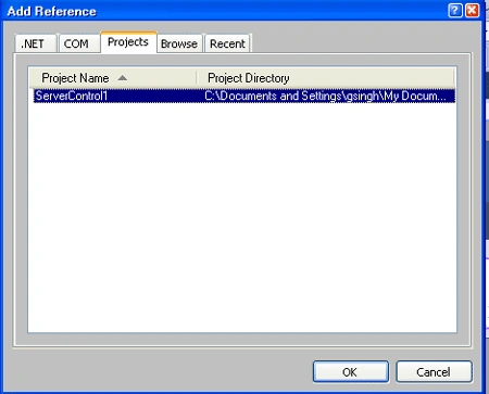 add project reference