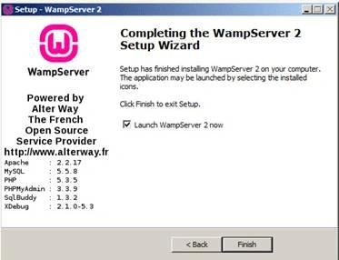 WAMP installation