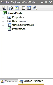 Solution Explorer
