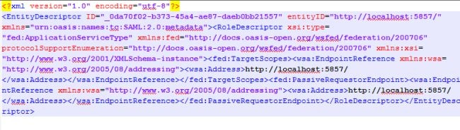 Federation Metadata