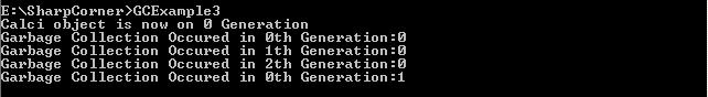 Garbage Collection in .Net framework