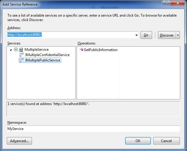 Add Service Reference