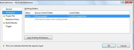 Select workspace