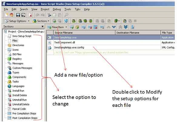 change the settings