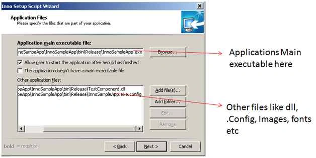 sample application