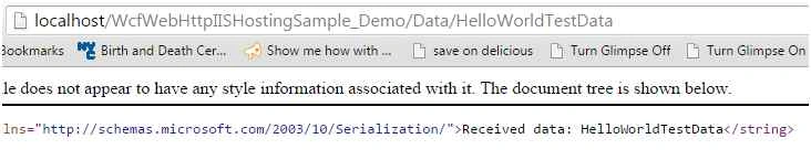 running on IIS server
