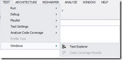 Test Explorer