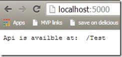 open the default page