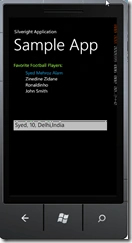 Start windows phone7 application